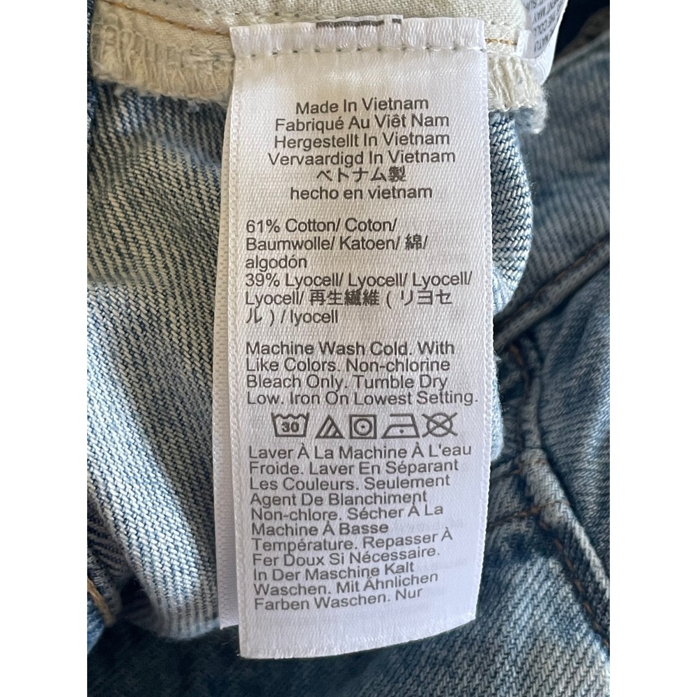 Madewell Curvy Dean Easy Straight Jeans Women 32 Blue Denim Faded Horizon NZ115 - Picture 8 of 12